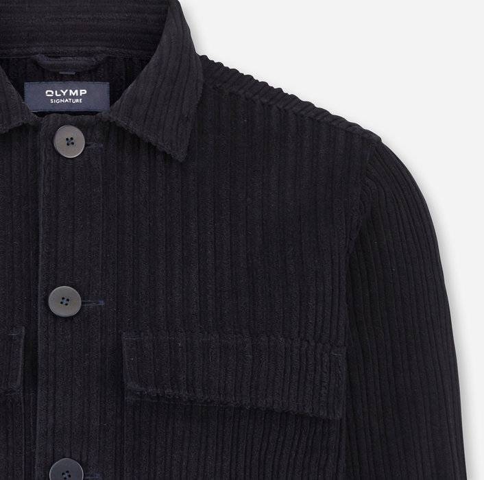 Oblymp SIGNATURE Casual, Freizeithemd, Overshirt, Kent, Nachtblau