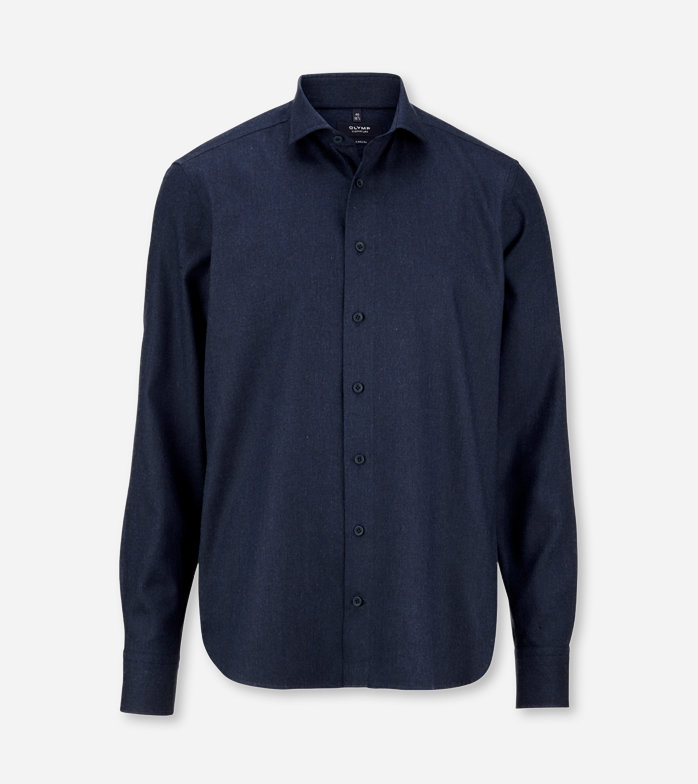 Oblymp SIGNATURE Casual, Freizeithemd, tailored fit, SIGNATURE Kent, Nachtblau