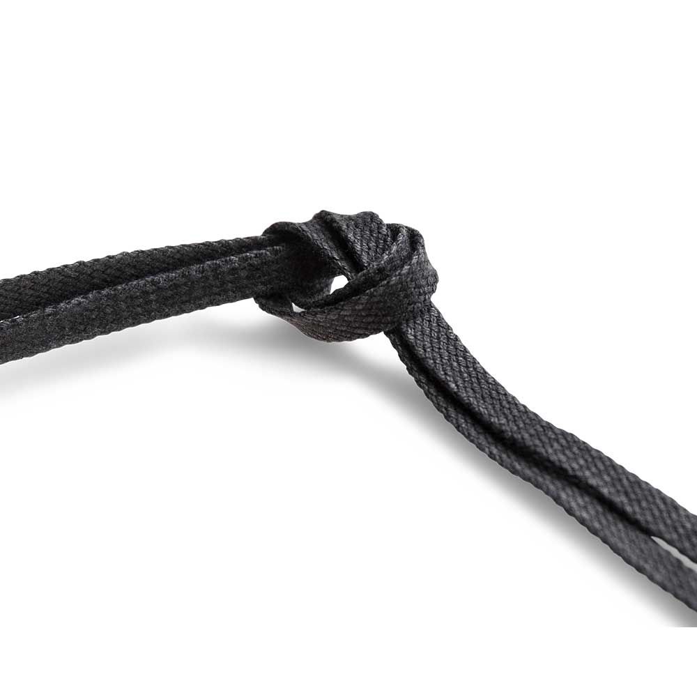 Original Haferl Baumwollschnürsenkel | schwarz