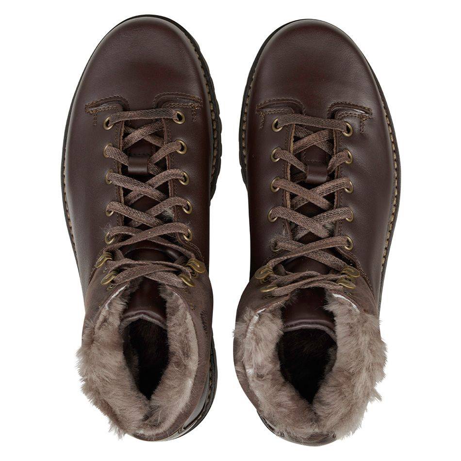 Original Haferl Martha Lammfell | Kaffeebraun/TdM