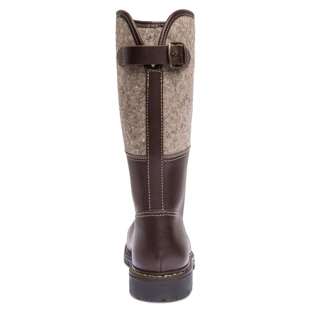 Original Haferl Salober Lammfell | Braun Graumeliert