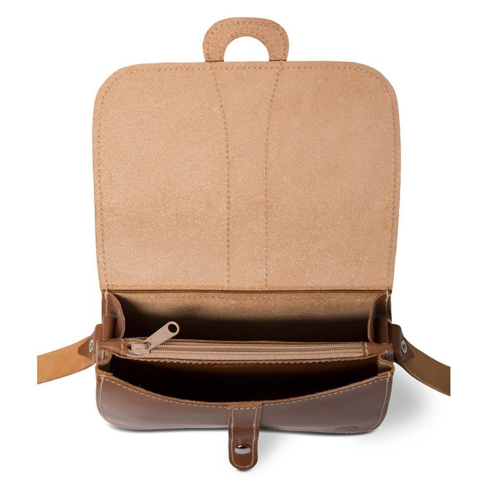 Original Haferl Schultertasche Mia | Caramel