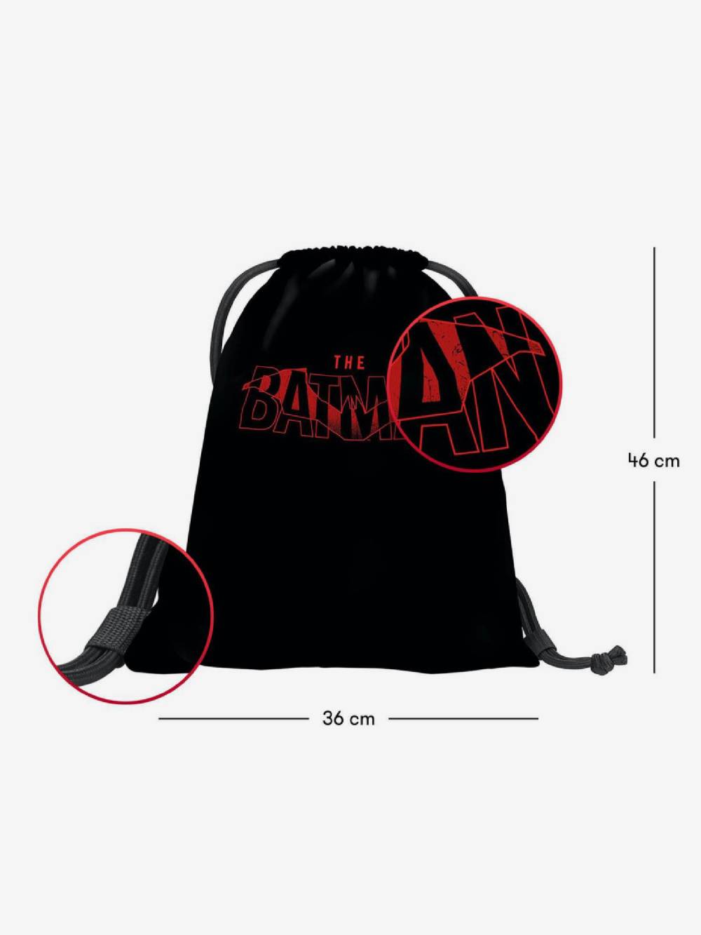 BAAGL Batman Red Gymsack
