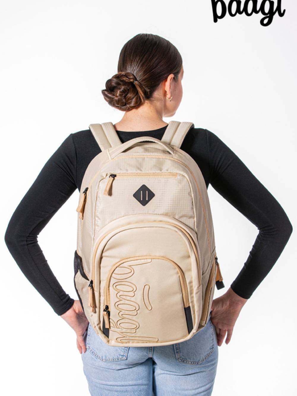 BAAGL Coolmate Beige Rucksack