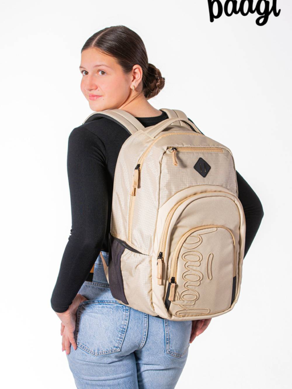 BAAGL Coolmate Beige Rucksack