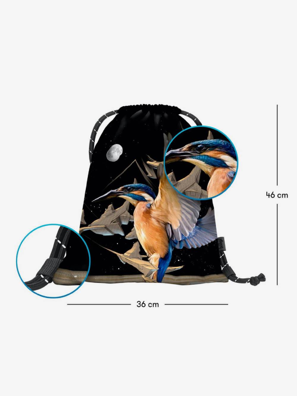 BAAGL EARTh - Kingfisher By Caer8th Gymsack