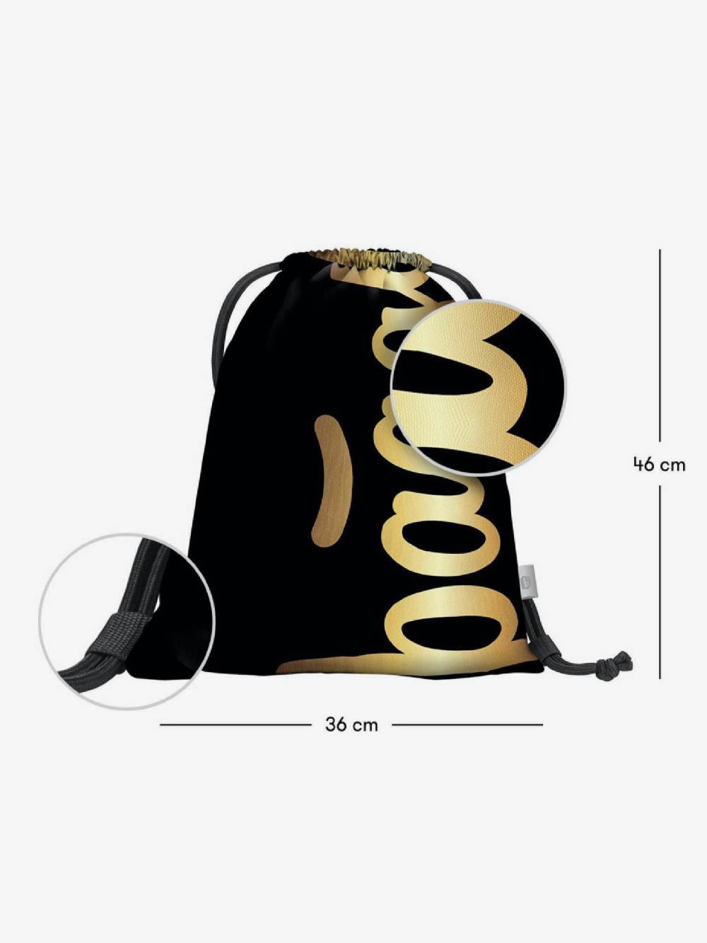 BAAGL Skate Gold Gymsack