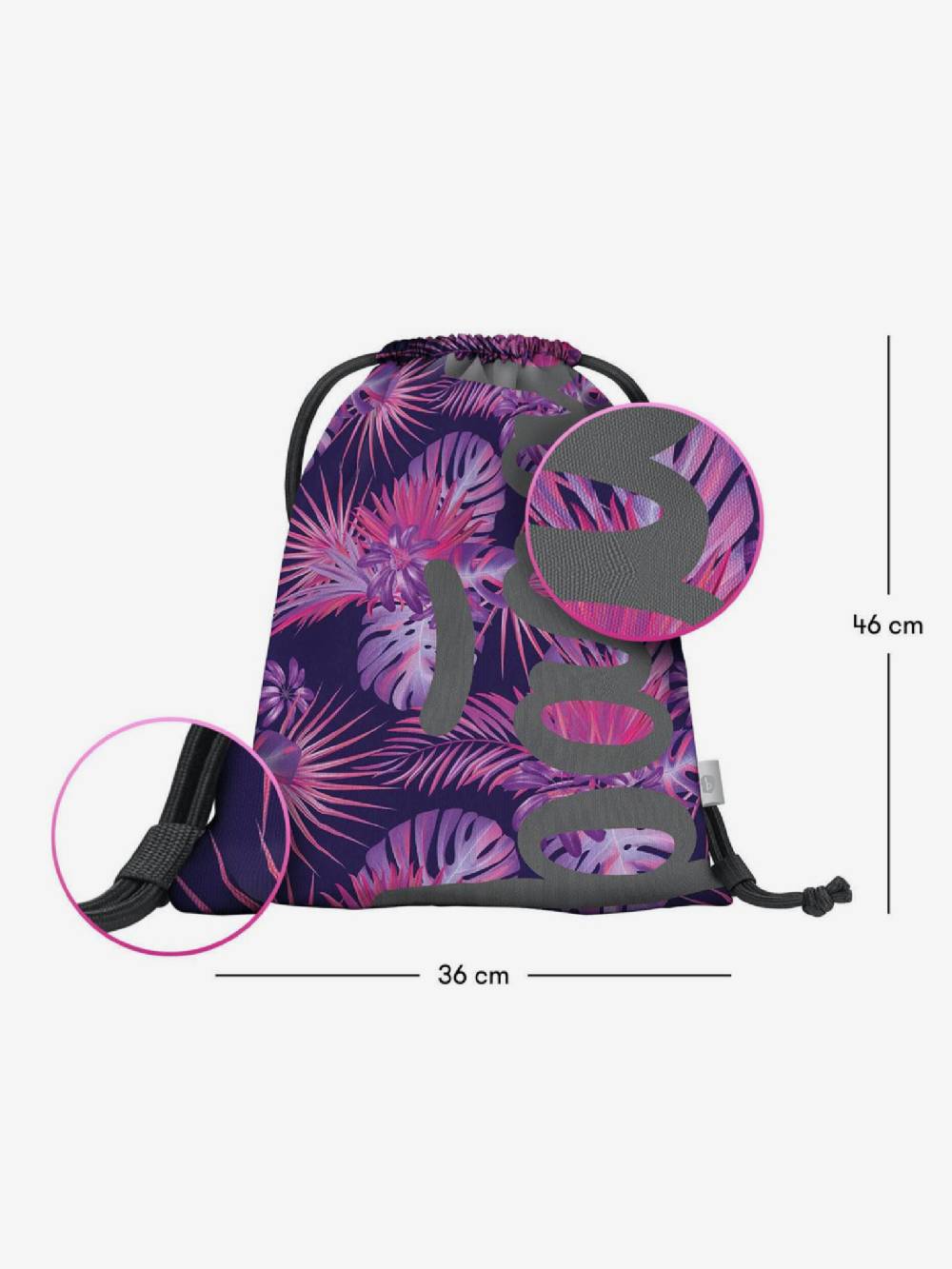 BAAGL Skate Violet Gymsack