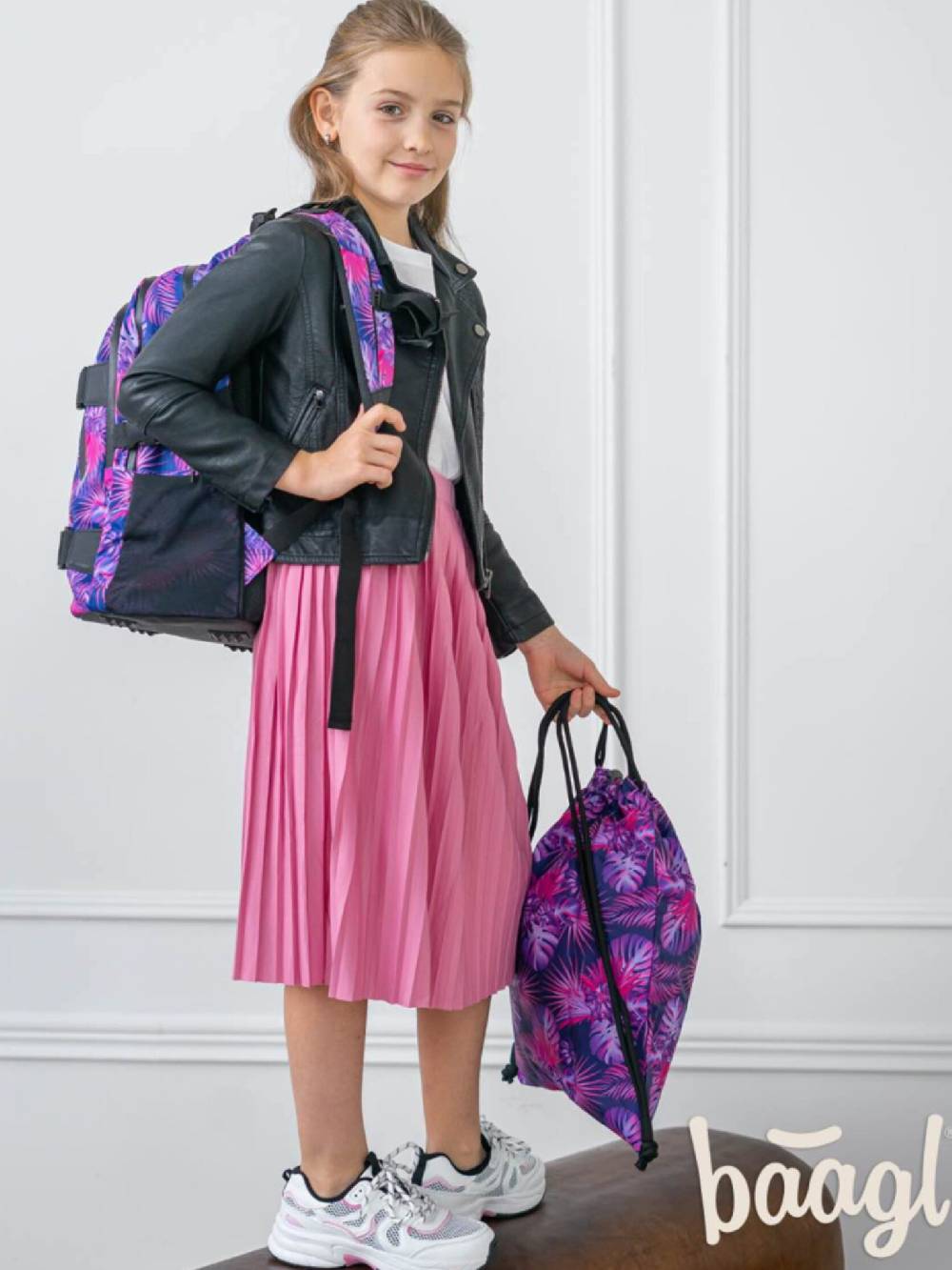 BAAGL Skate Violet Gymsack