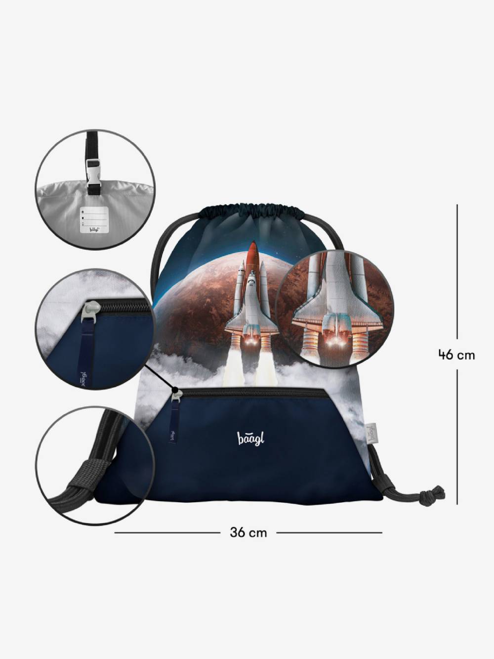 BAAGL Space Shuttle Gymsack