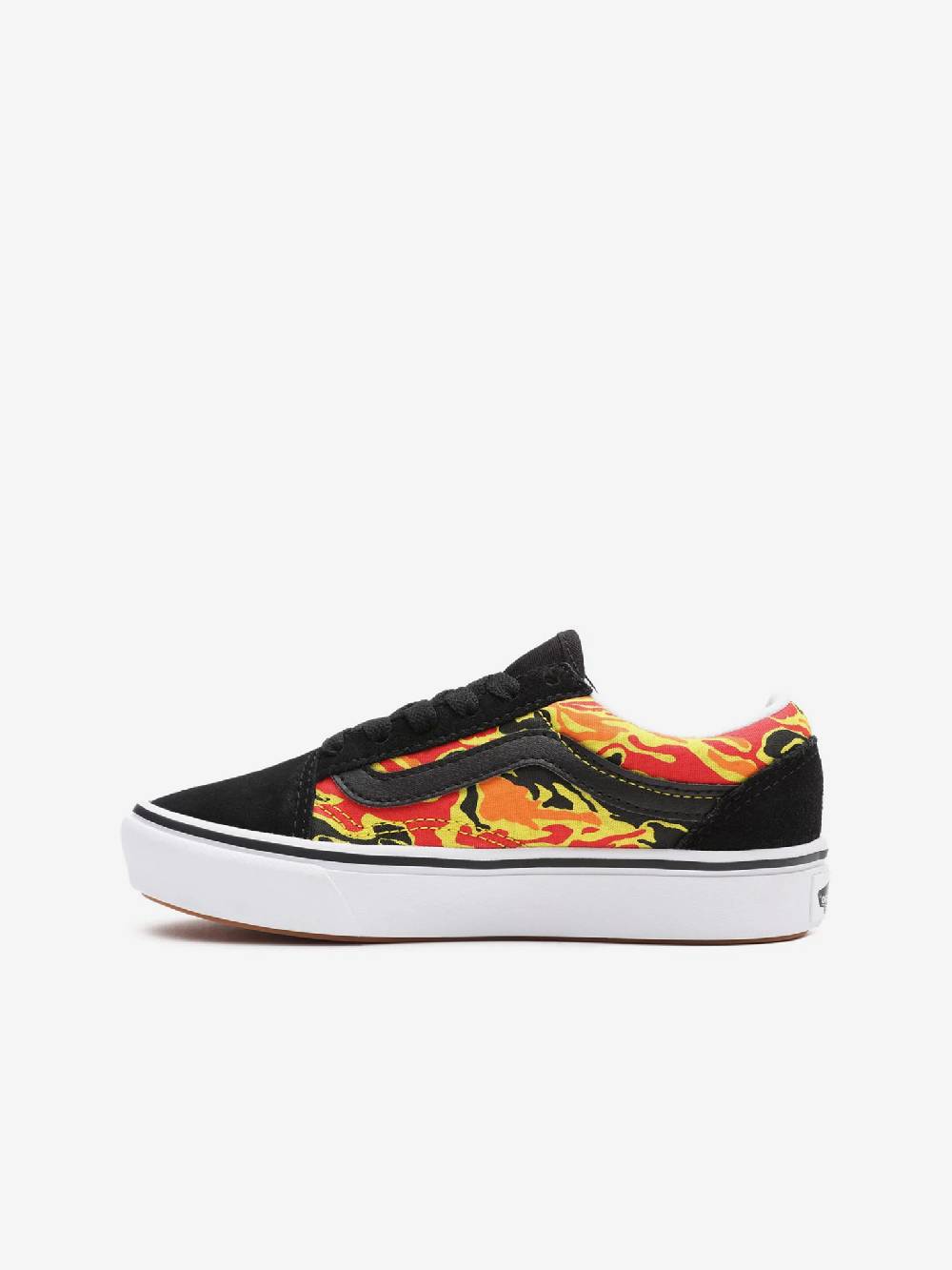 Vans Flame Camo ComfyCush Old Skool Kinder Tennisschuhe