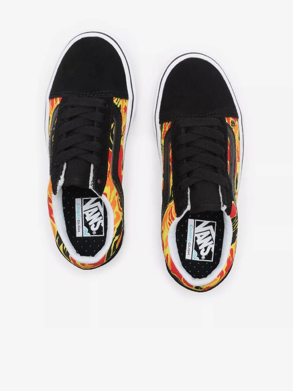 Vans Flame Camo ComfyCush Old Skool Kinder Tennisschuhe