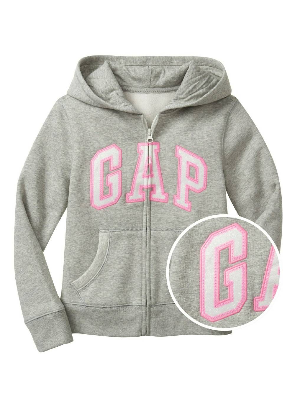 GAP Logo zip hoodie Sweatshirt