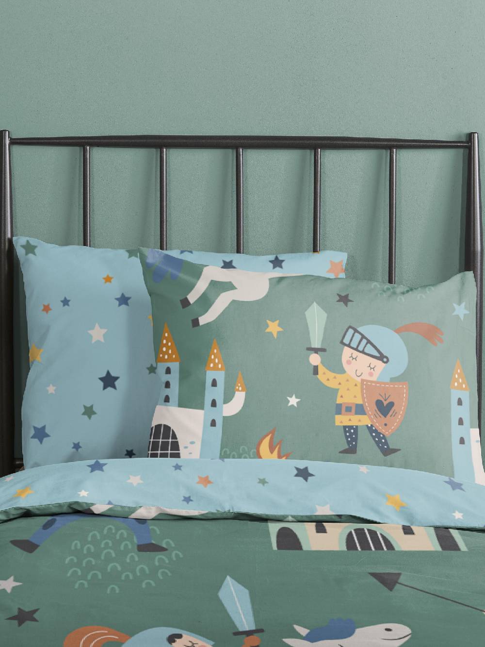 Good Morning Knights 140x200cm Bettwäsche-Set