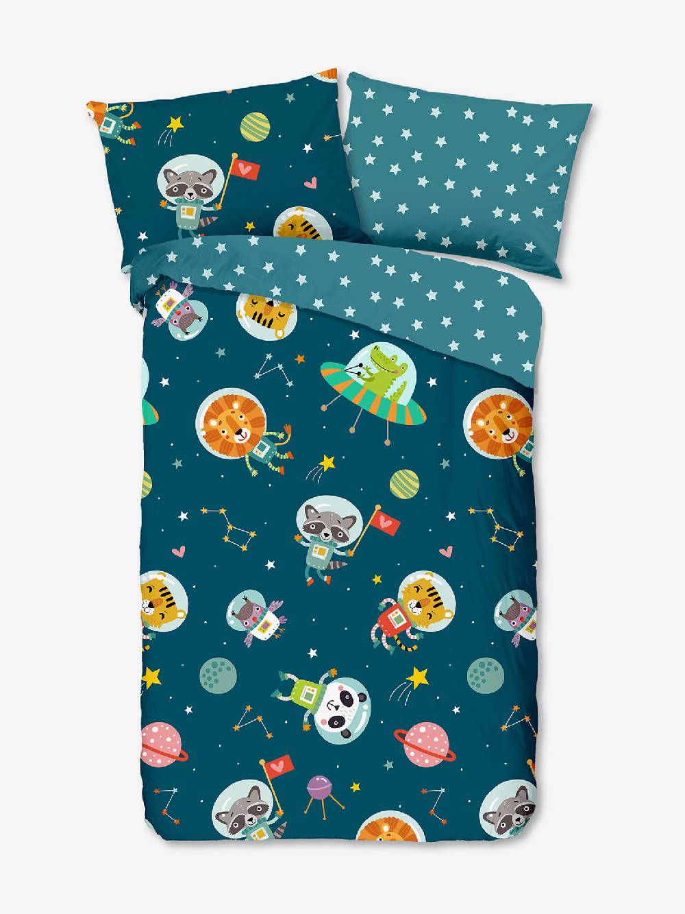 Good Morning Spacy 140x200cm Bettwäsche-Set