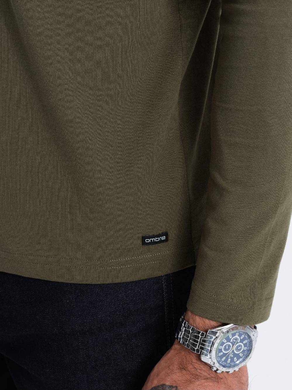 Ombre Clothing Henley T-Shirt