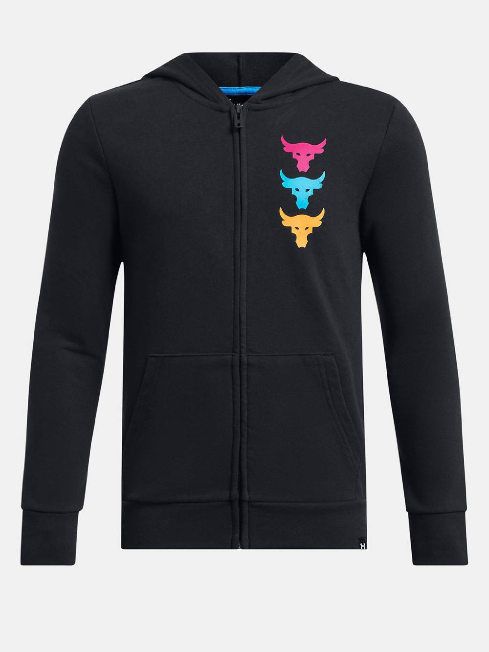 Under Armour Project Rock Boys LS FZ HD Sweatshirt Kinder