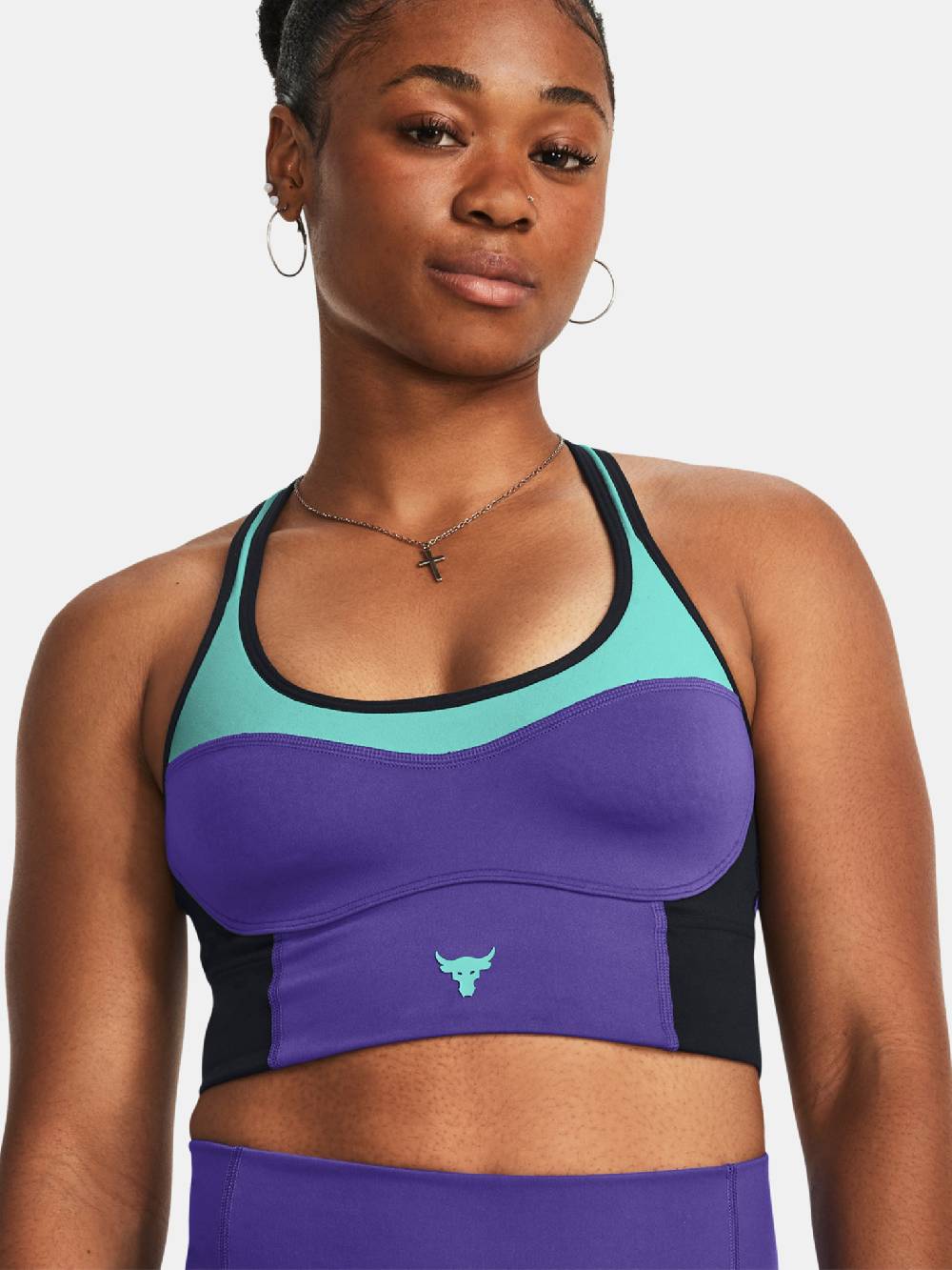 Under Armour Project Rock Lets Go LL Infty Sport Büstenhalter