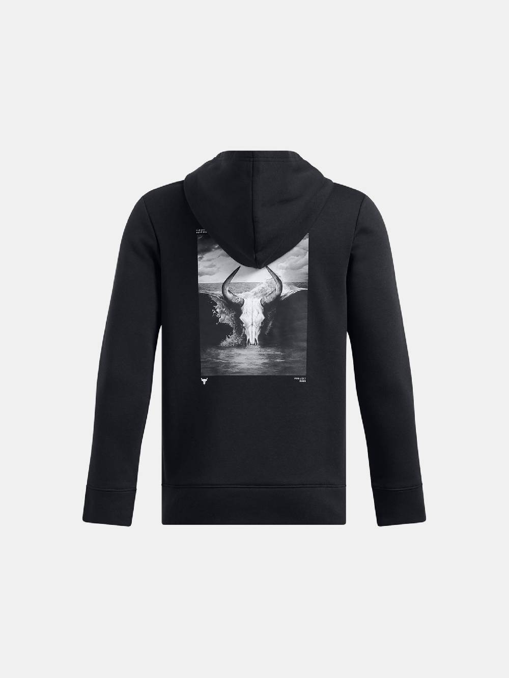 Under Armour Project Rock Rival Hoodie Sweatshirt Kinder