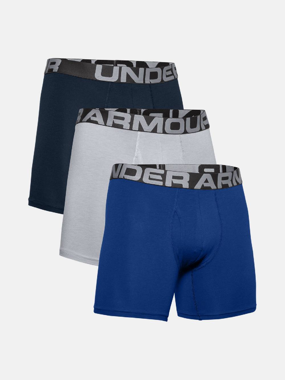 Under Armour UA Charged Cotton 6in Boxershorts 3 Stück