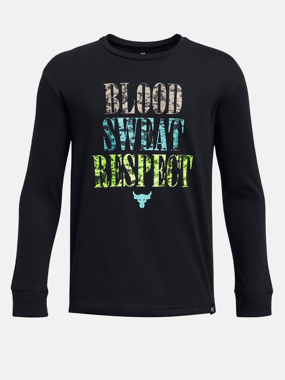 Under Armour UA Project Rock B Graphic LS Kinder T‑Shirt