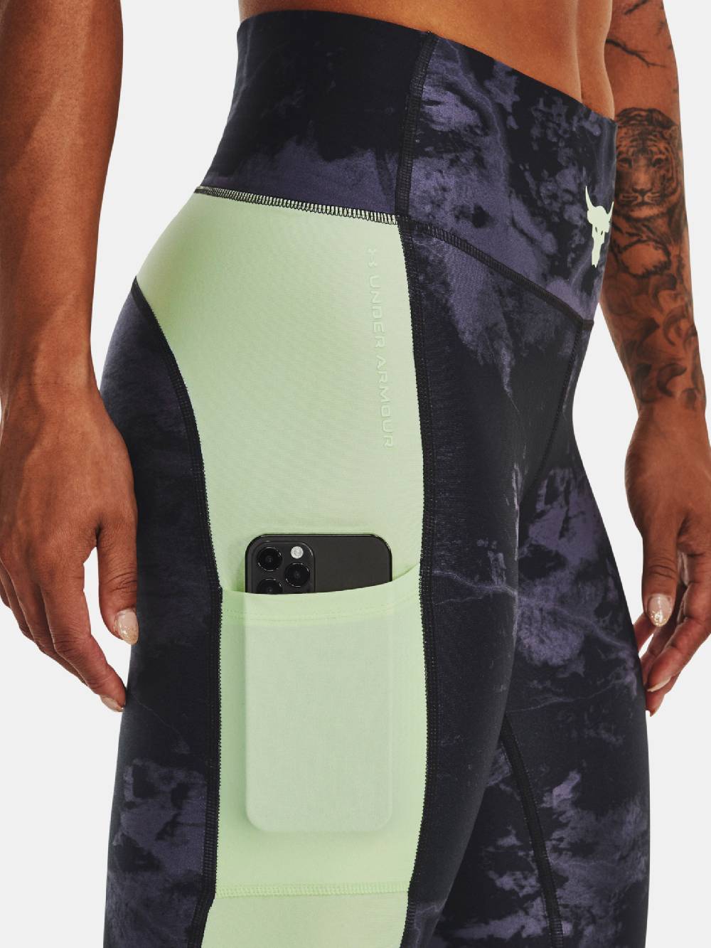 Under Armour UA Project Rock HG Ankle Lg Print Legging