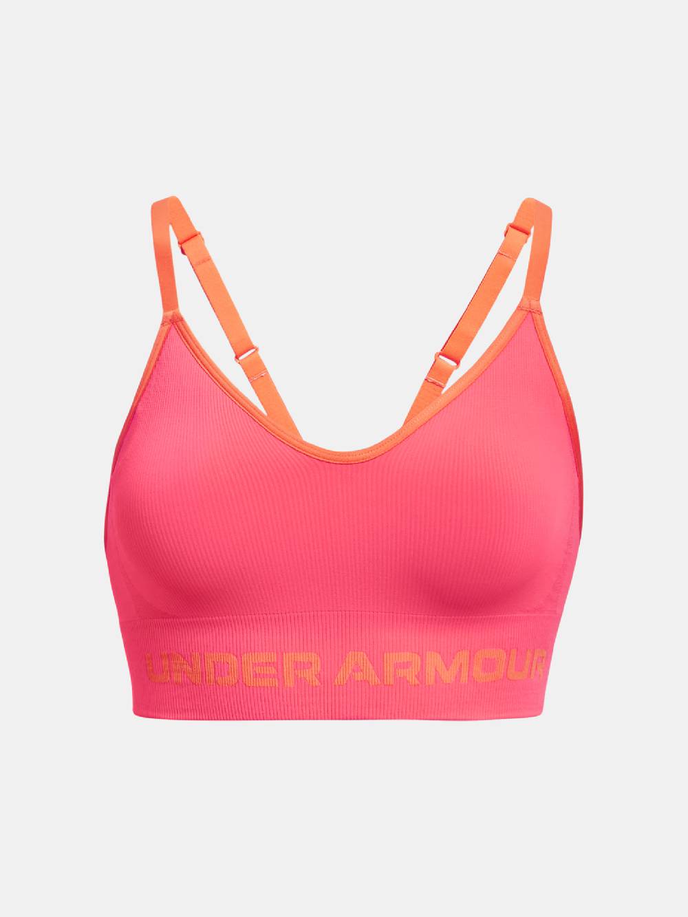 Under Armour UA Seamless Low Long Rib Sport Büstenhalter