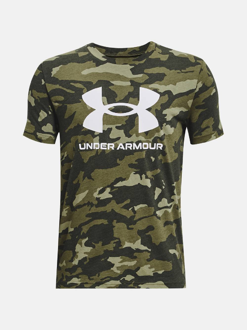 Under Armour UA Sportstyle Logo Aop SS Kinder T‑Shirt
