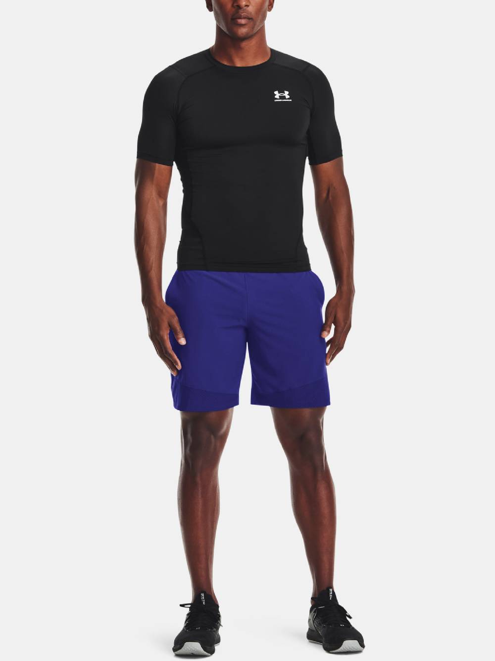 Under Armour HG Armour Comp SS - černá. T-Shirt