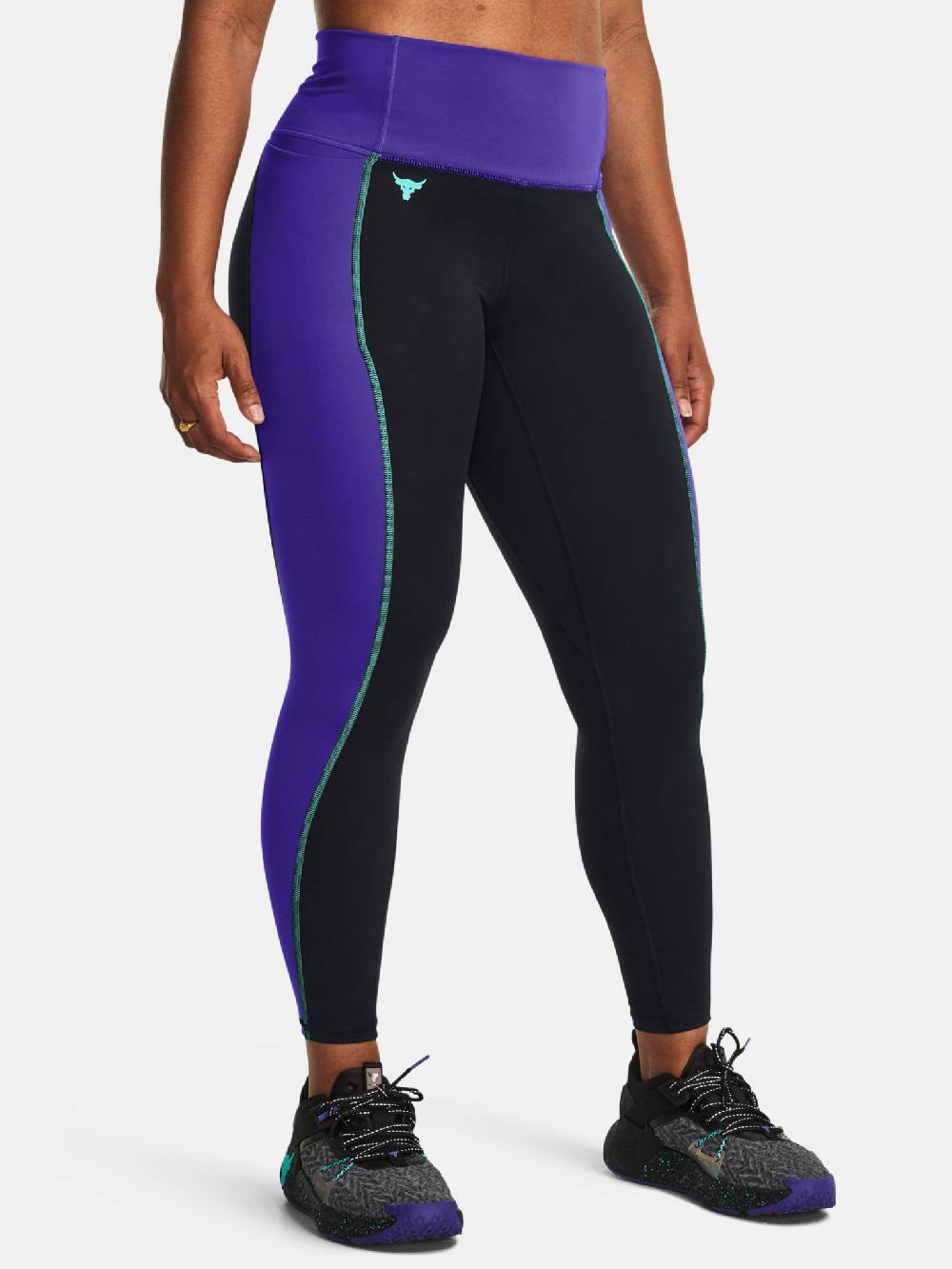 Under Armour Project Rock LG Clrblck Ankl Legging