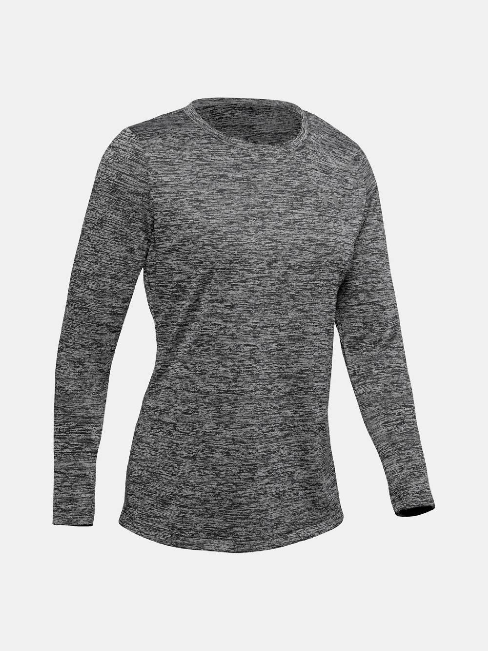 Under Armour Tech LS Crew Twist-BLK T-Shirt