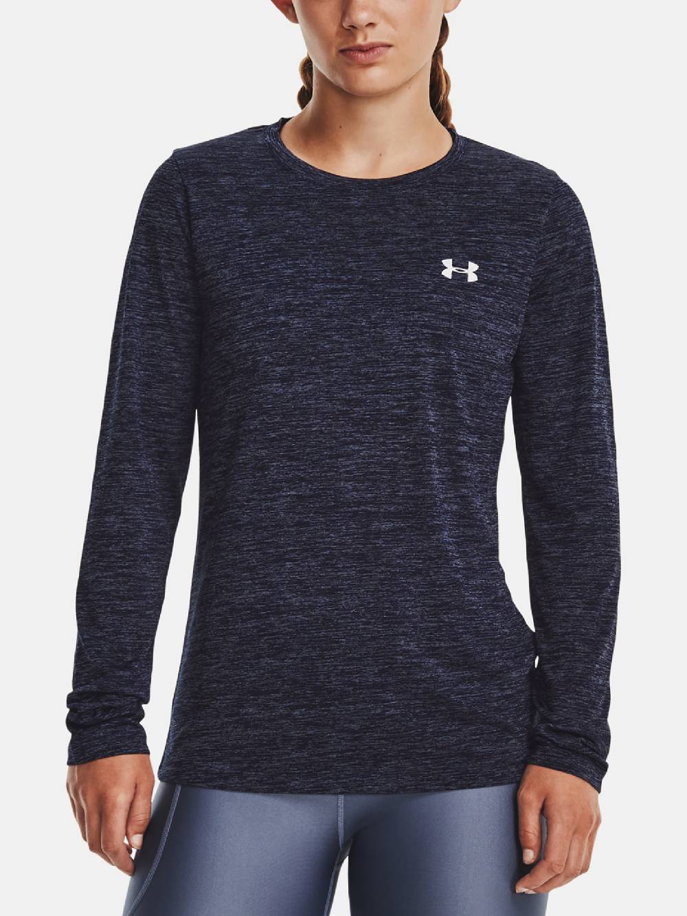 Under Armour Tech LS Crew Twist-NVY T-Shirt