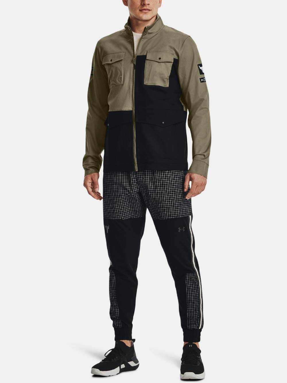 Under Armour UA Project Rock Q2 Woven Layer Jacke