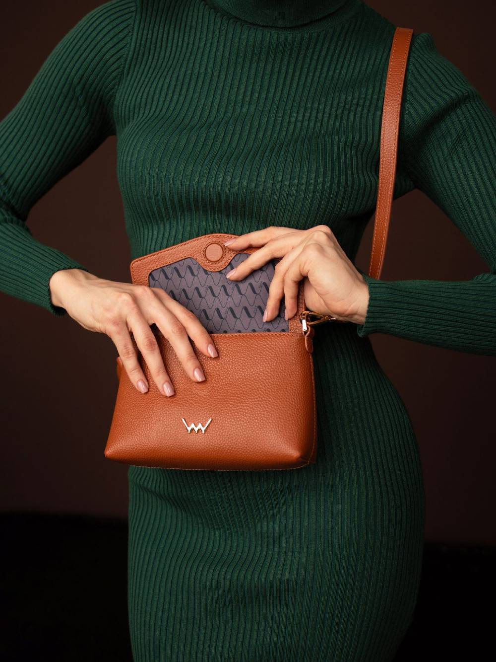 Vuch Leyra Brown Handtasche
