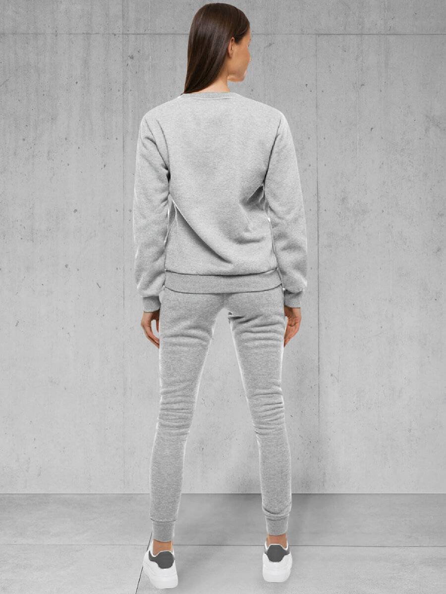 Ozonee Damen Trainingsanzug Grau OZONEE 20