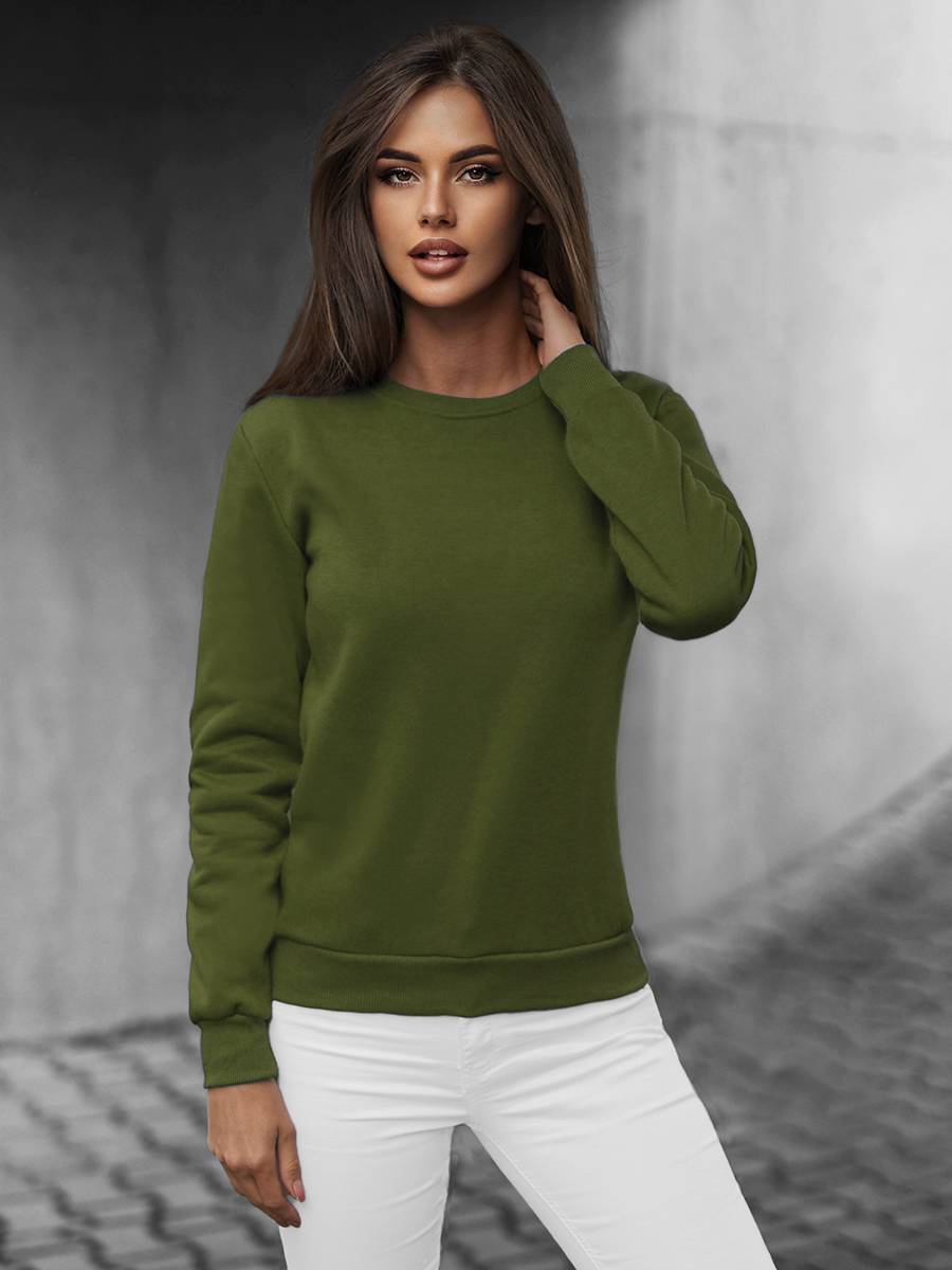 Ozonee Damen Trainingsanzug Khaki OZONEE 51