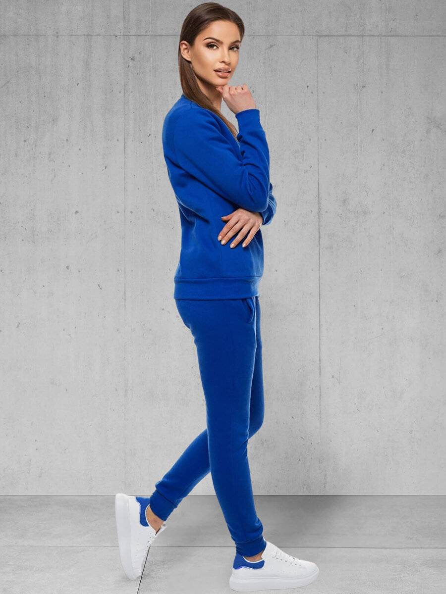 Ozonee Damen Trainingsanzug Kobalt OZONEE 03