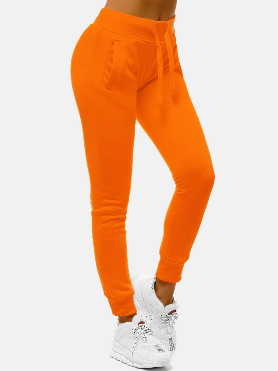 Ozonee Damen Trainingsanzug Orange OZONEE 70