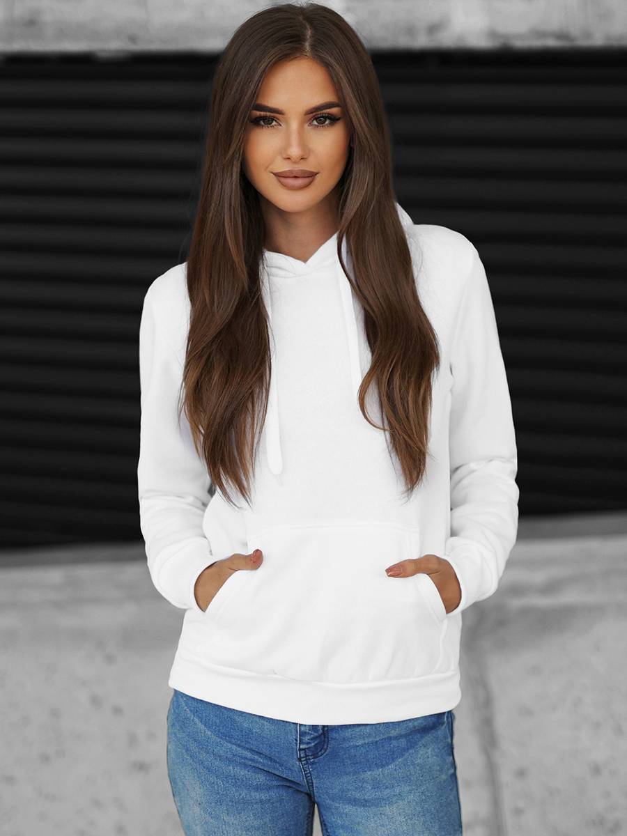 Ozonee Damen Trainingsanzug Weiß OZONEE 30