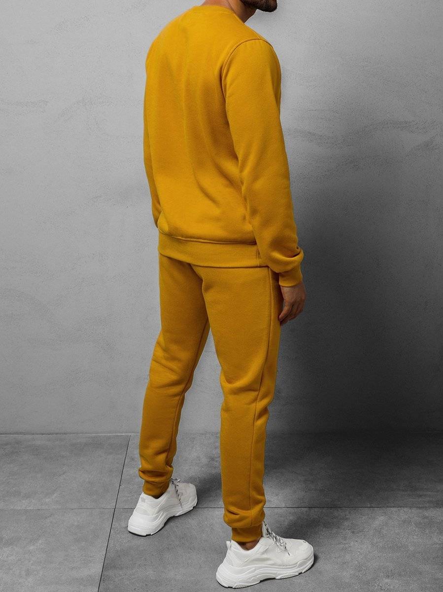 Ozonee Herren Trainingsanzug Camel OZONEE 07