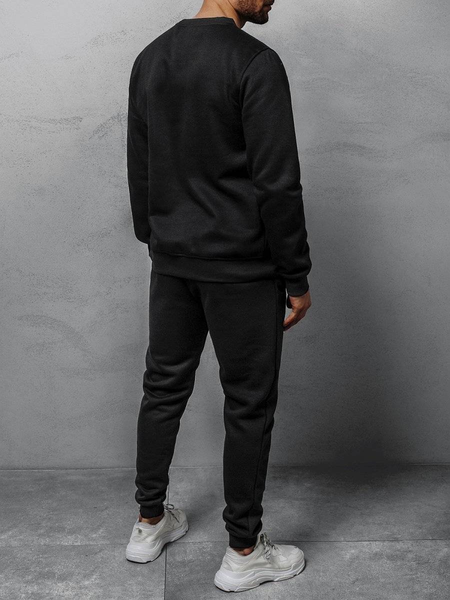 Ozonee Herren Trainingsanzug Schwarz OZONEE 06