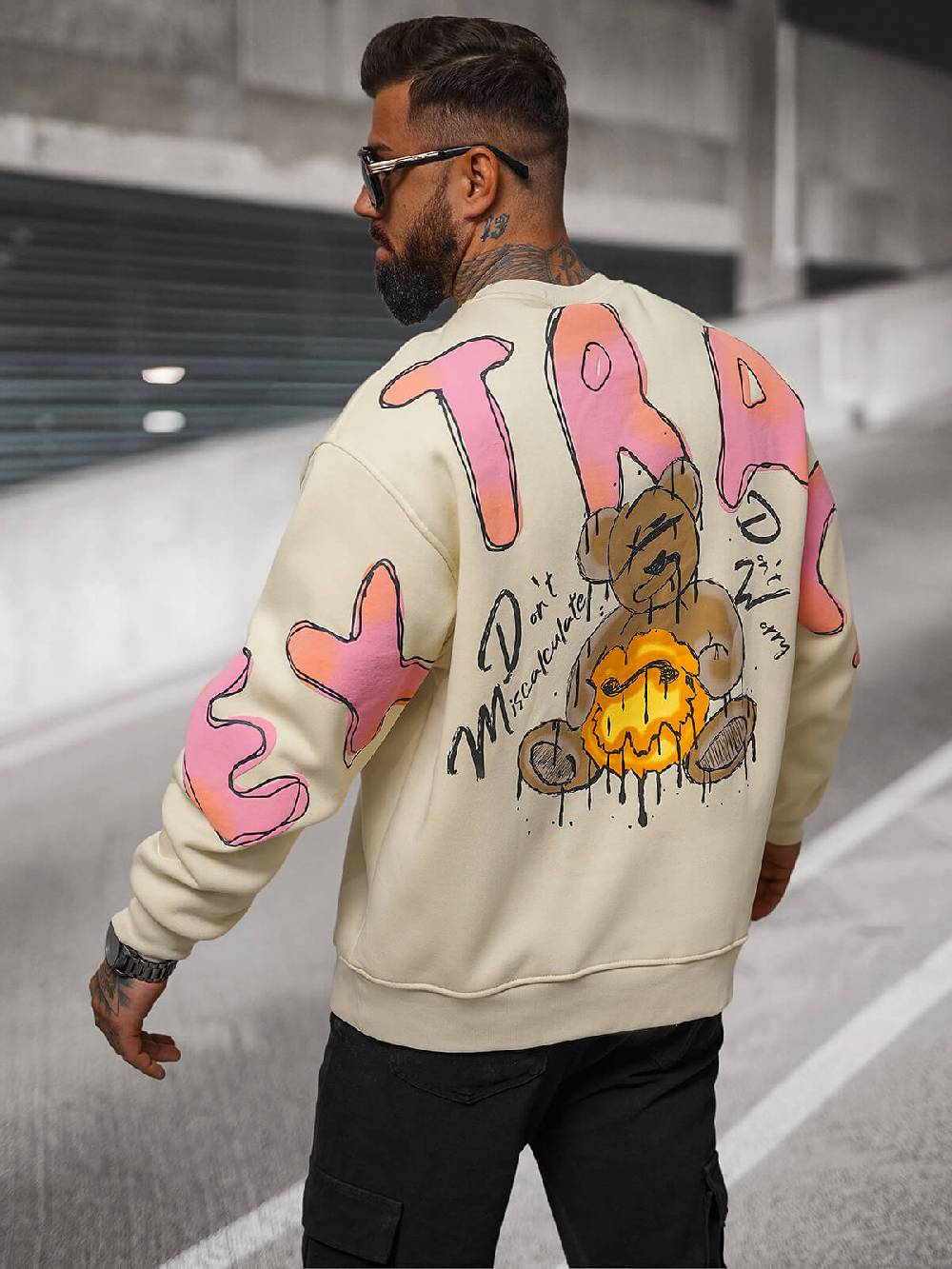 Ozonee Sweatshirts Für Paare 17 Beige