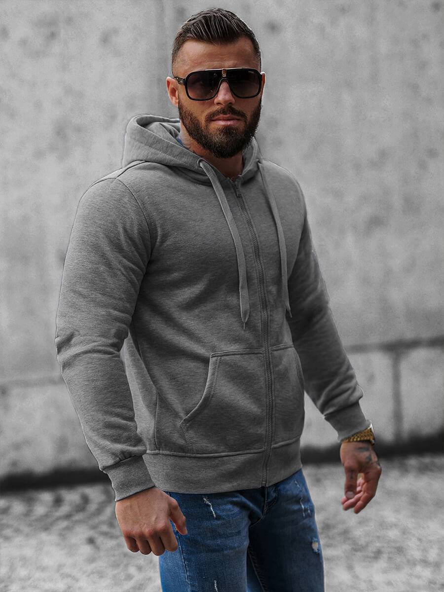 Ozonee Trainingsanzug Für Männer Aus Graphit OZONEE 02