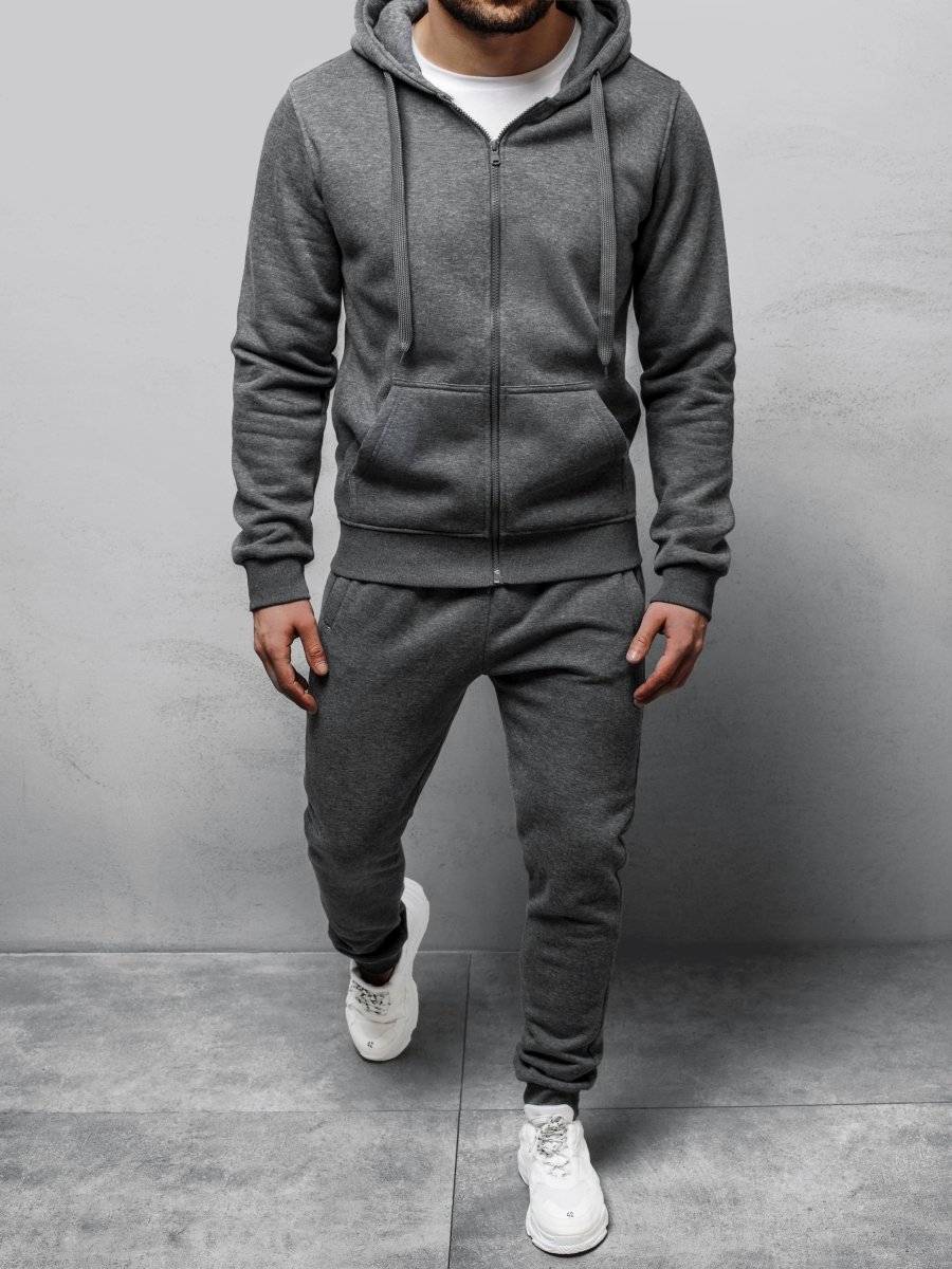 Ozonee Trainingsanzug für Männer aus Graphit OZONEE 02