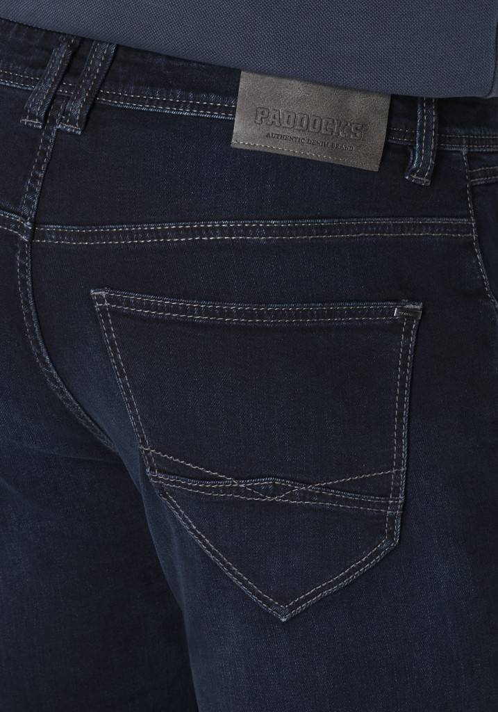 Paddocks BEN Bequeme Passform - Blue Black Used Moustache