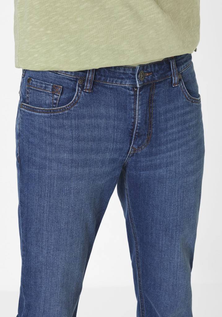 Paddocks BEN Bequeme Passform - Medium Blue Used Moustache