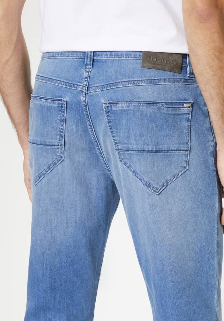 Paddocks BEN LIGHT DENIM Bequeme Passform, Moderne Passform - Light Stone With Moustache