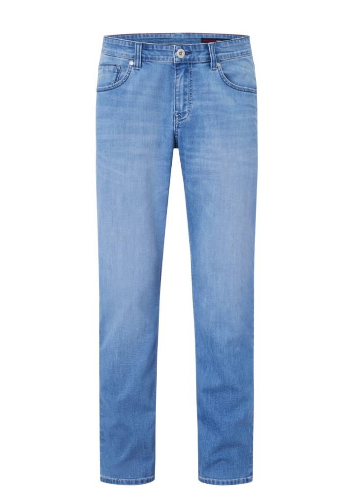 Paddocks BEN LIGHT DENIM Bequeme Passform, Moderne Passform - Light Stone With Moustache