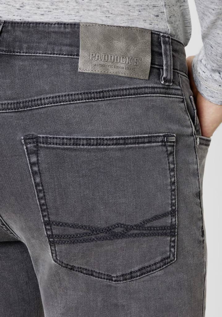 Paddocks BEN MOTION&COMFORT Bequeme Passform - Black Stone Use Moustache