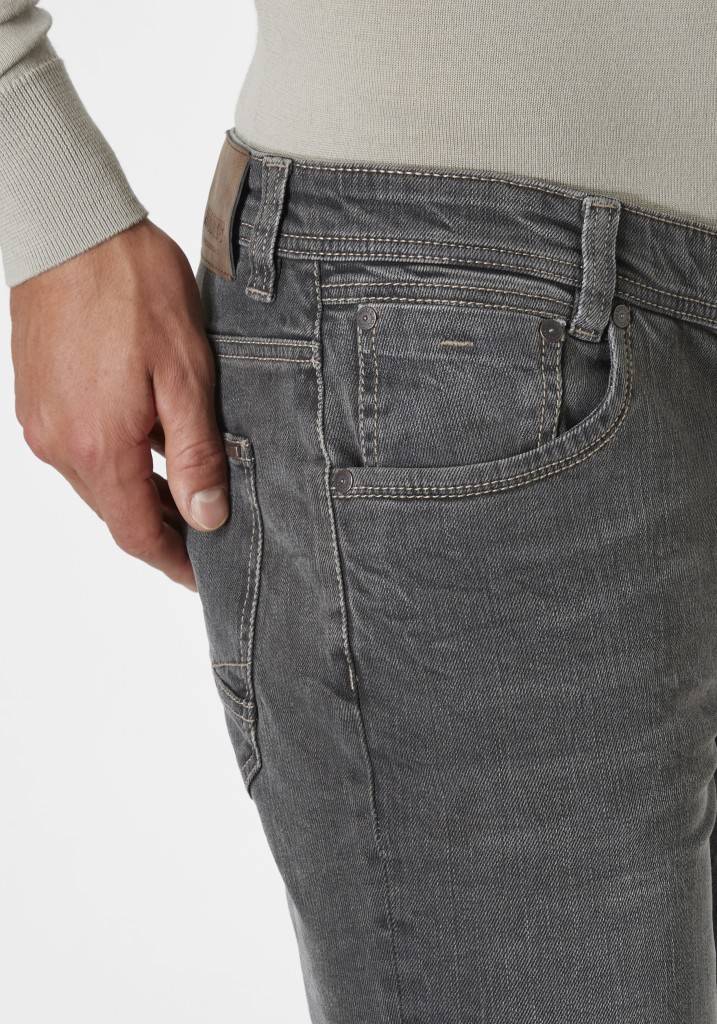 Paddocks BEN MOTION&COMFORT Bequeme Passform - Grey Coated Od Brown Used Moustache